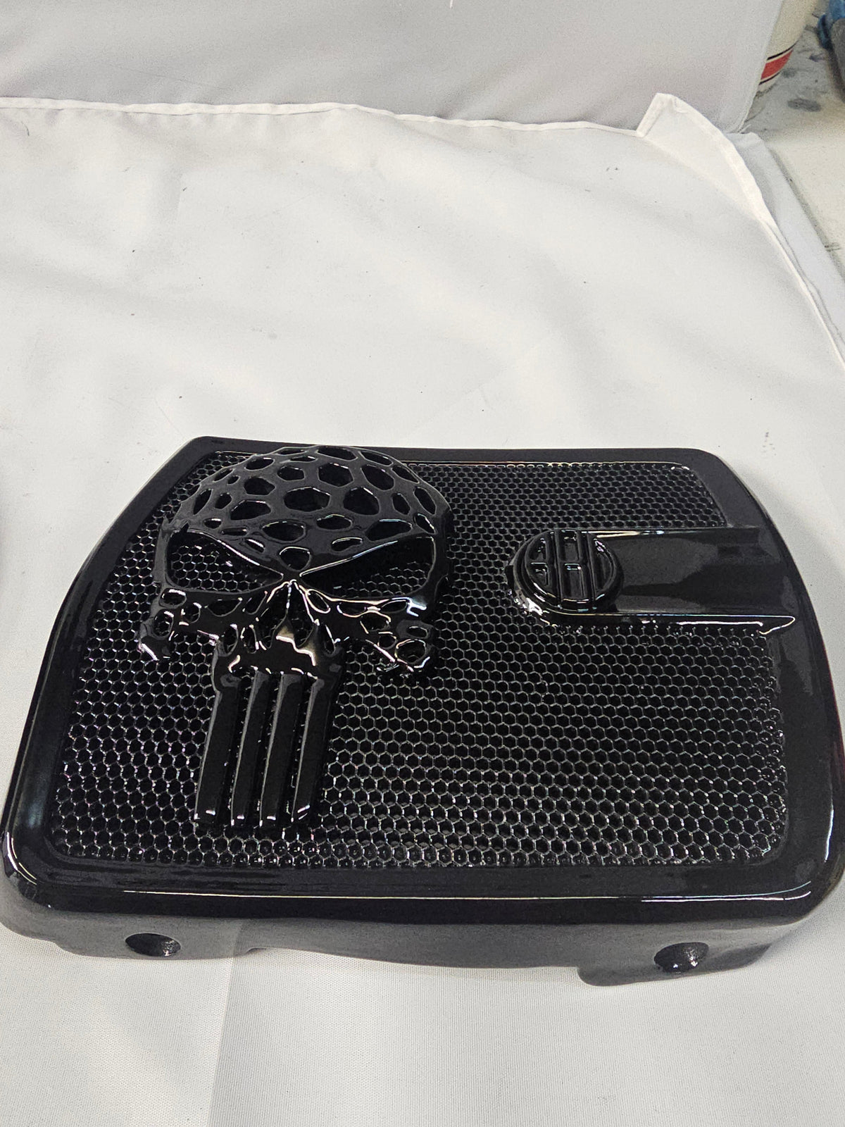 18 to 26+ Indian Chieftain webbed punisher inner speaker grills set