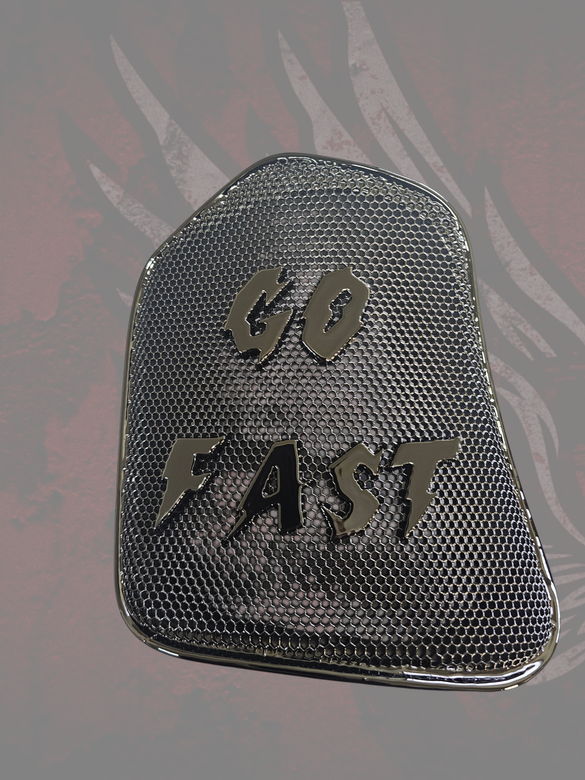 19 to 25+ Indian Challenger Go Fast Dont Die themed inner speaker grills set