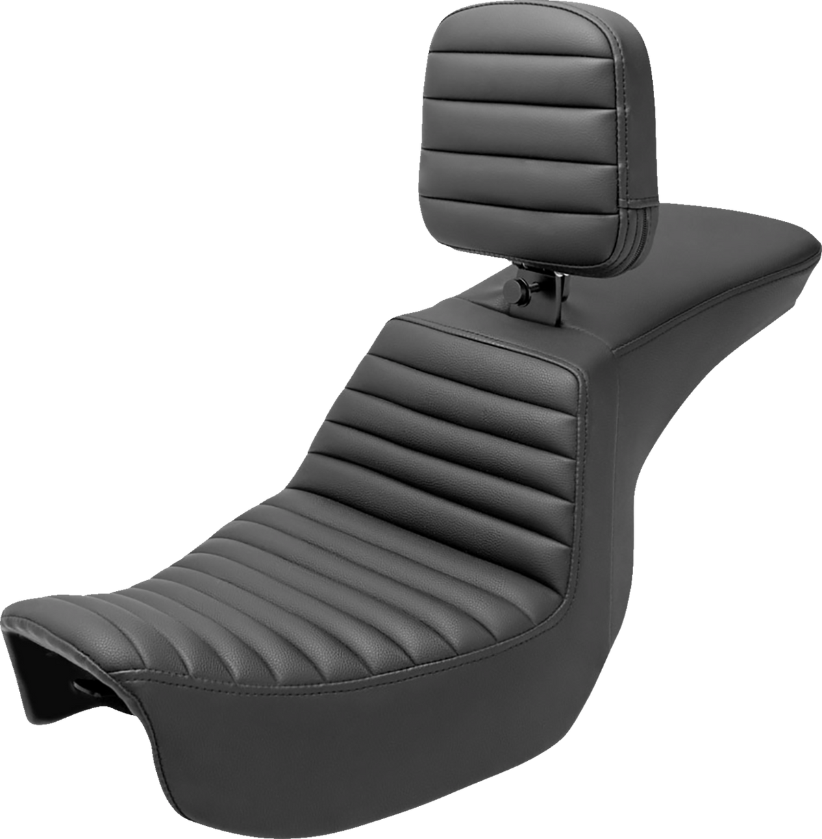 Tour Step-Up Seat Rider Backrest Tuck-n-Roll Harley Dyna 2006-2017