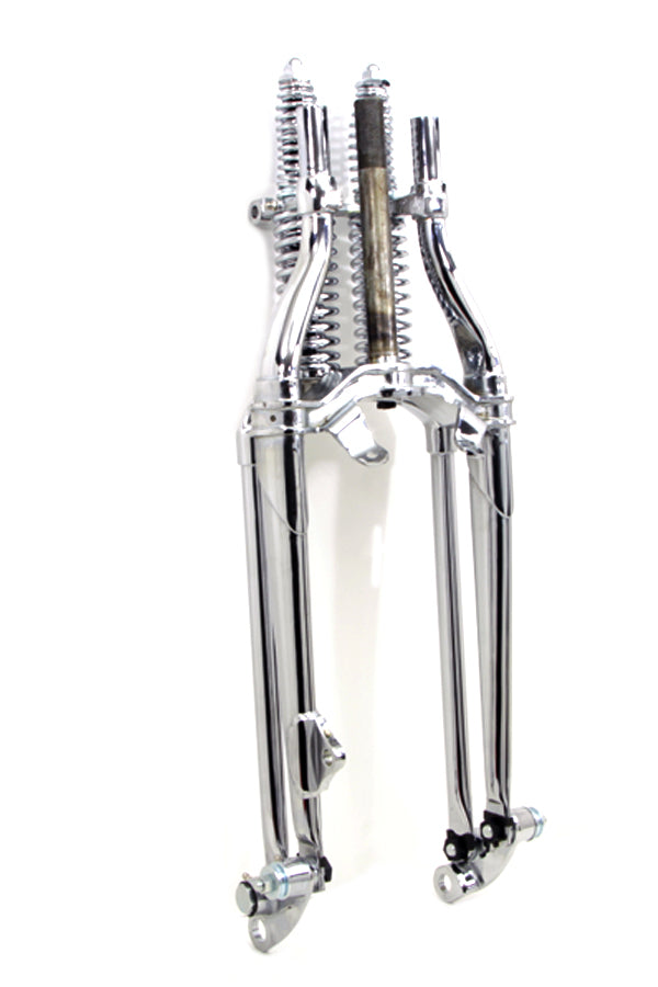 18" Inline Spring Fork Assembly Chrome Harley Custom Chopper