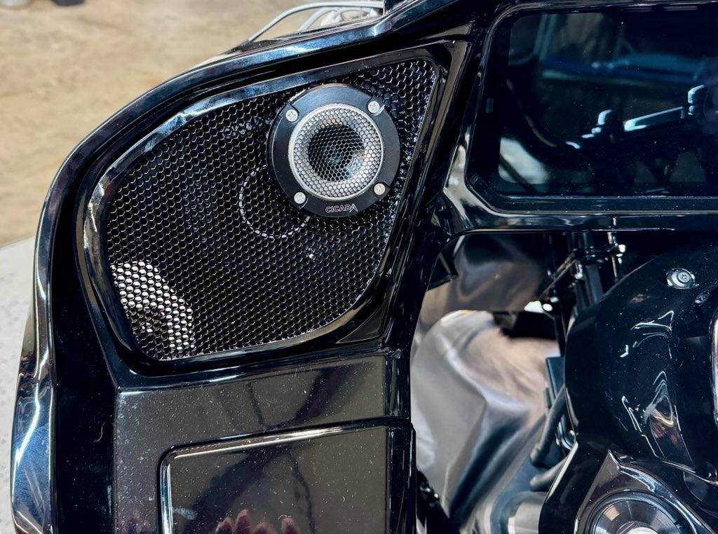 2024+ Road Glide with Cicada tweeter speakers grills set Fireball theme