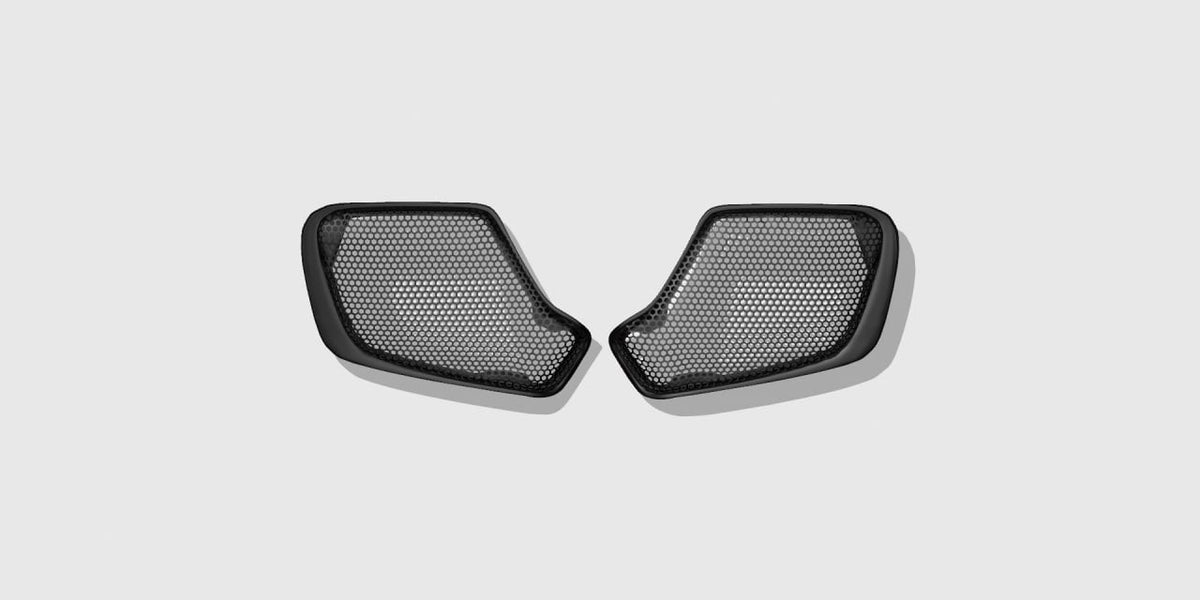 18 to 26+ Indian Chieftain webbed punisher inner speaker grills set