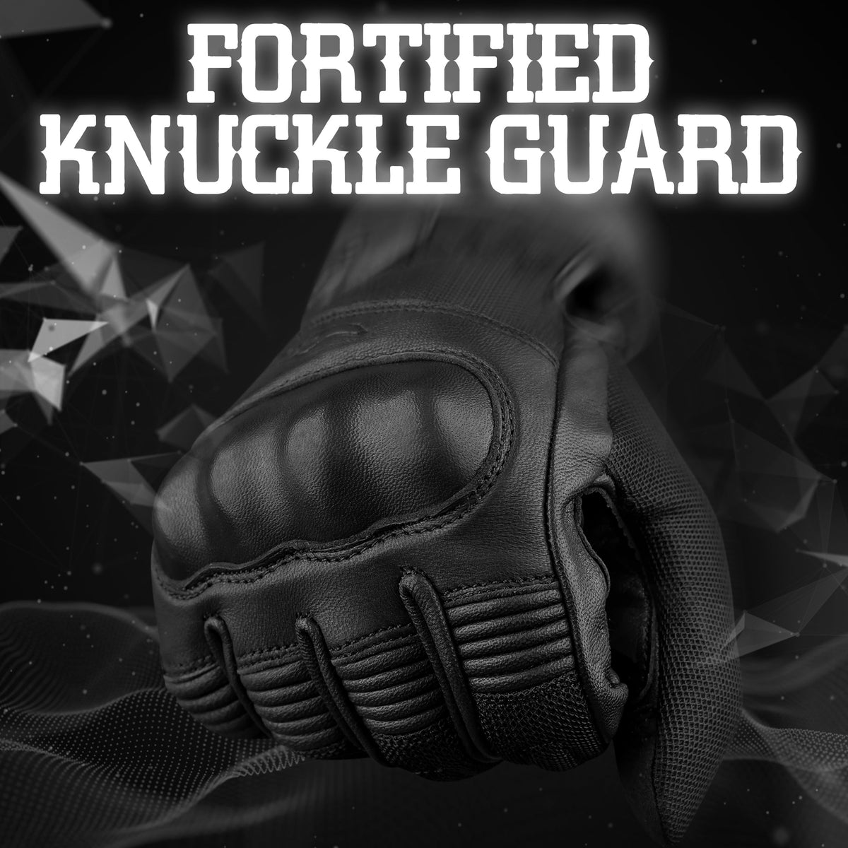 Ultra Volid Leather Motorcycle Gloves Full Protection Ride