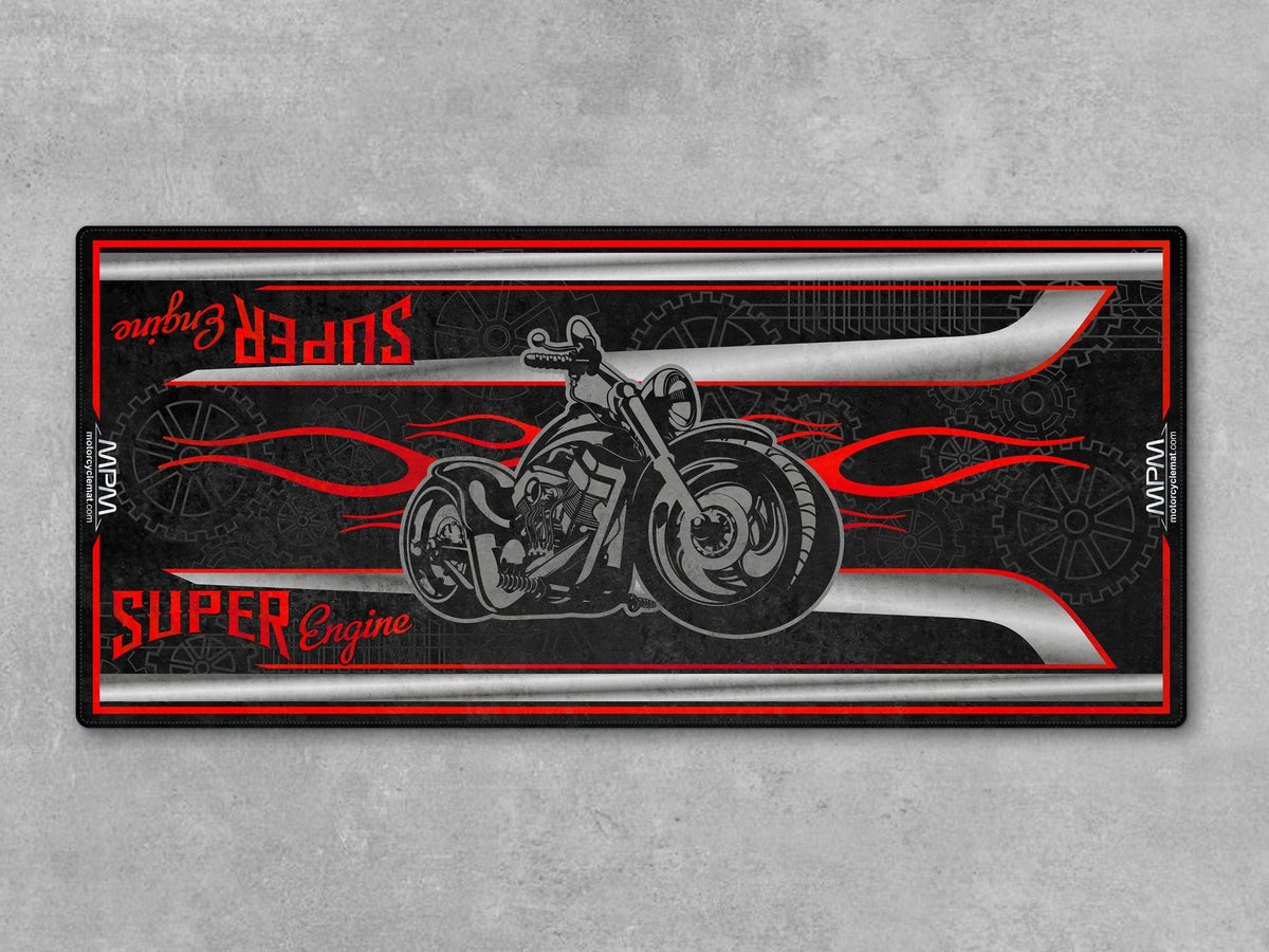 MPM Motorcycle Mat for American Motorcycles U1203 Garage