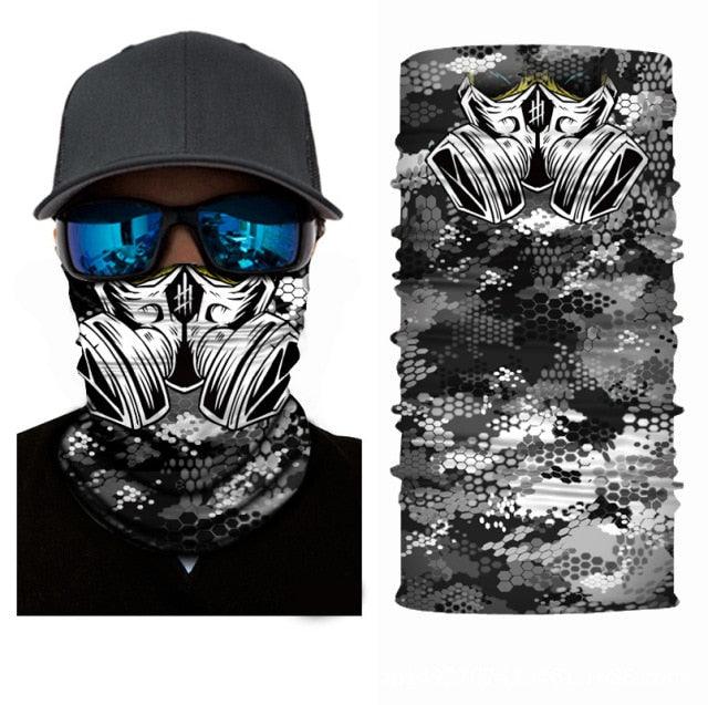 Outdoor Sport Seamless Bandanas Neck Warmer Buffe Face Shield Motorcycle Cycling Balaclava Headband Mask Hiking Fishing Scarf Bandanas Women Men Neck Gaiter Cover Turban Multipurpose Balaclava Elastic UV Face Shields for Women
