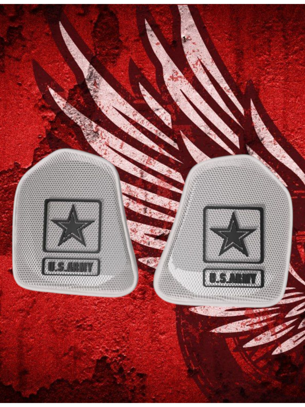 19 to 25+ Indian Challenger Army themed inner speaker grills set