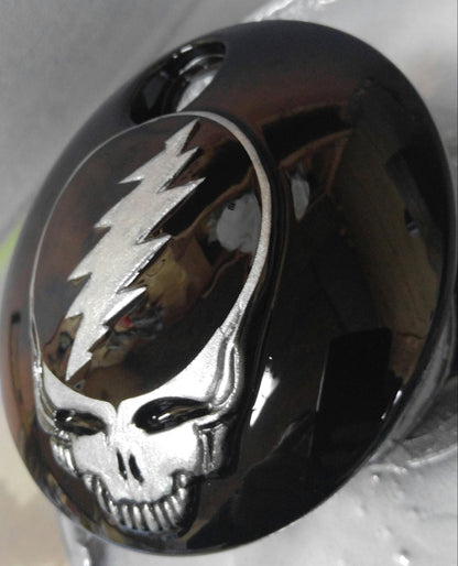 Grateful dead Harley fuel door