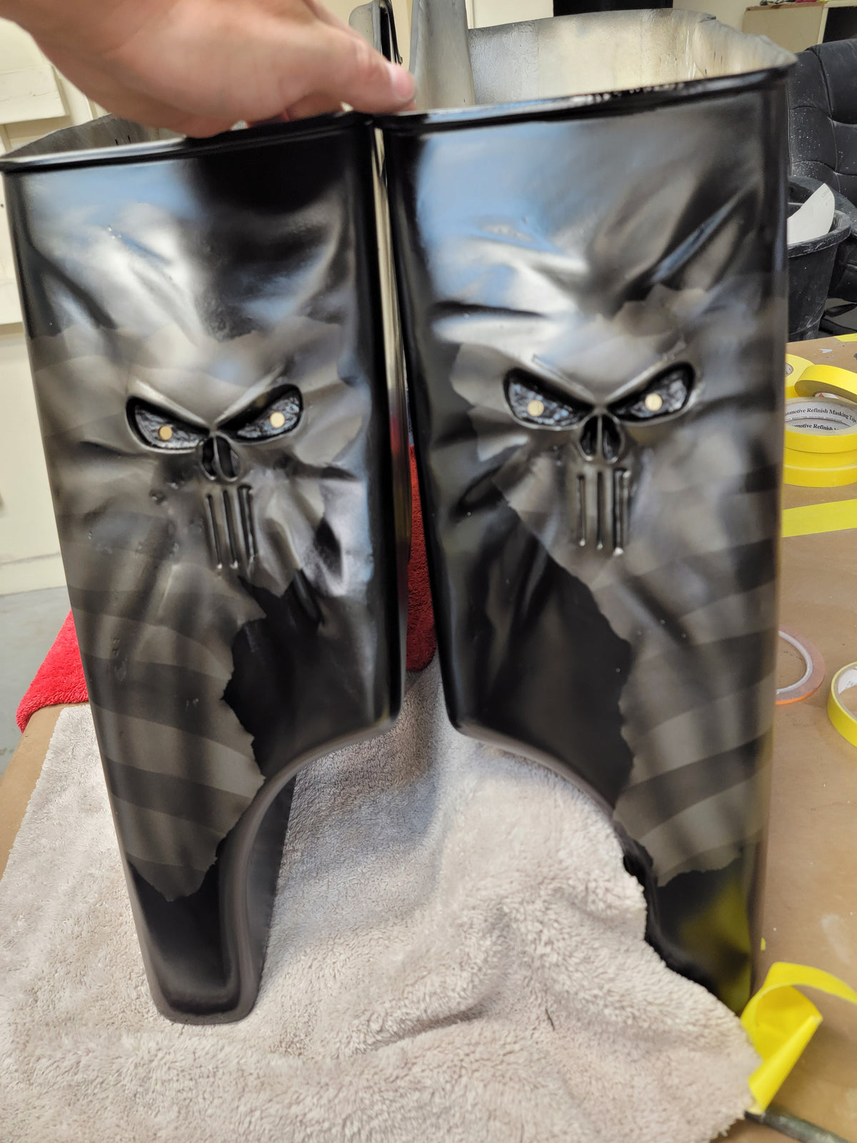 Punisher flag bags
