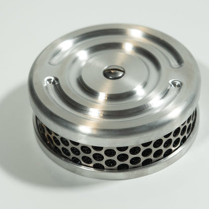 Swirl 4" Air Cleaner for S&amp;S and CV Carb Harley Custom