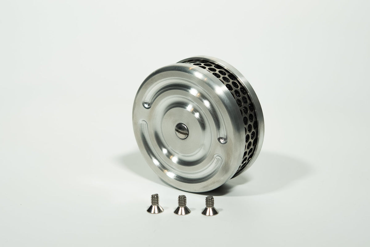 Swirl 4" Air Cleaner for S&amp;S and CV Carb Harley Custom