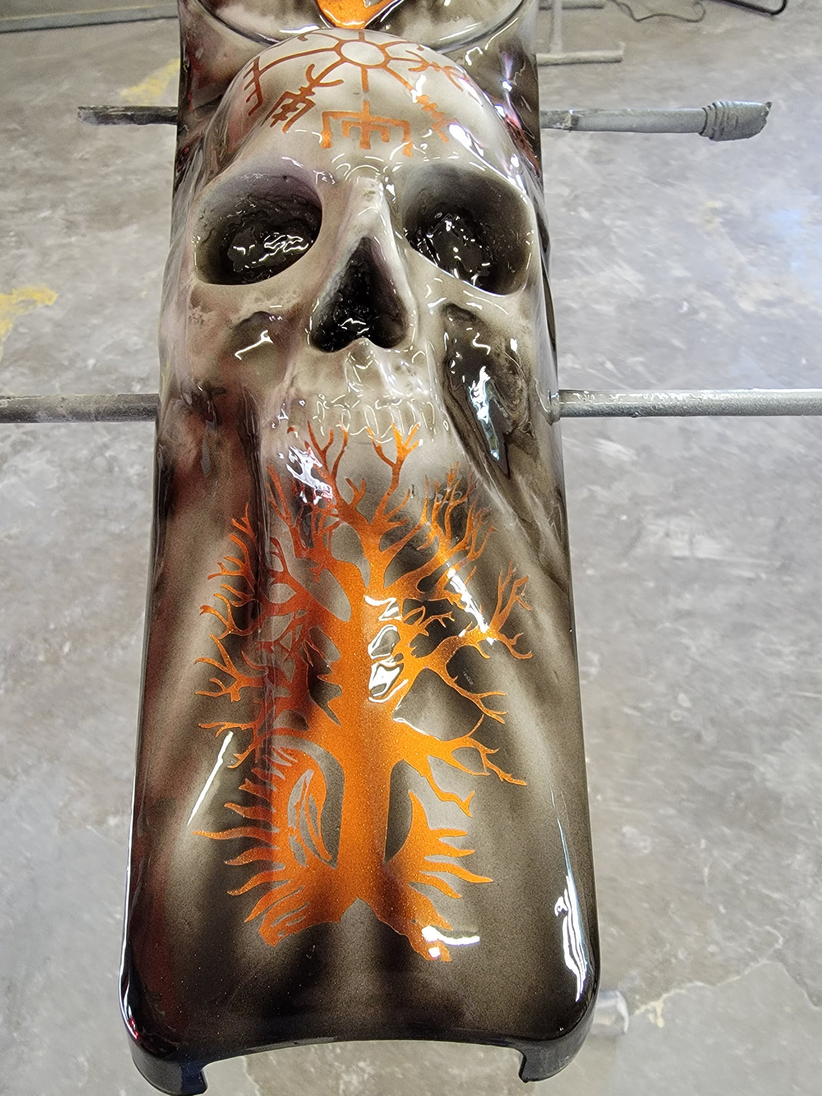Harley Davidson 3D birth of berserker themed console