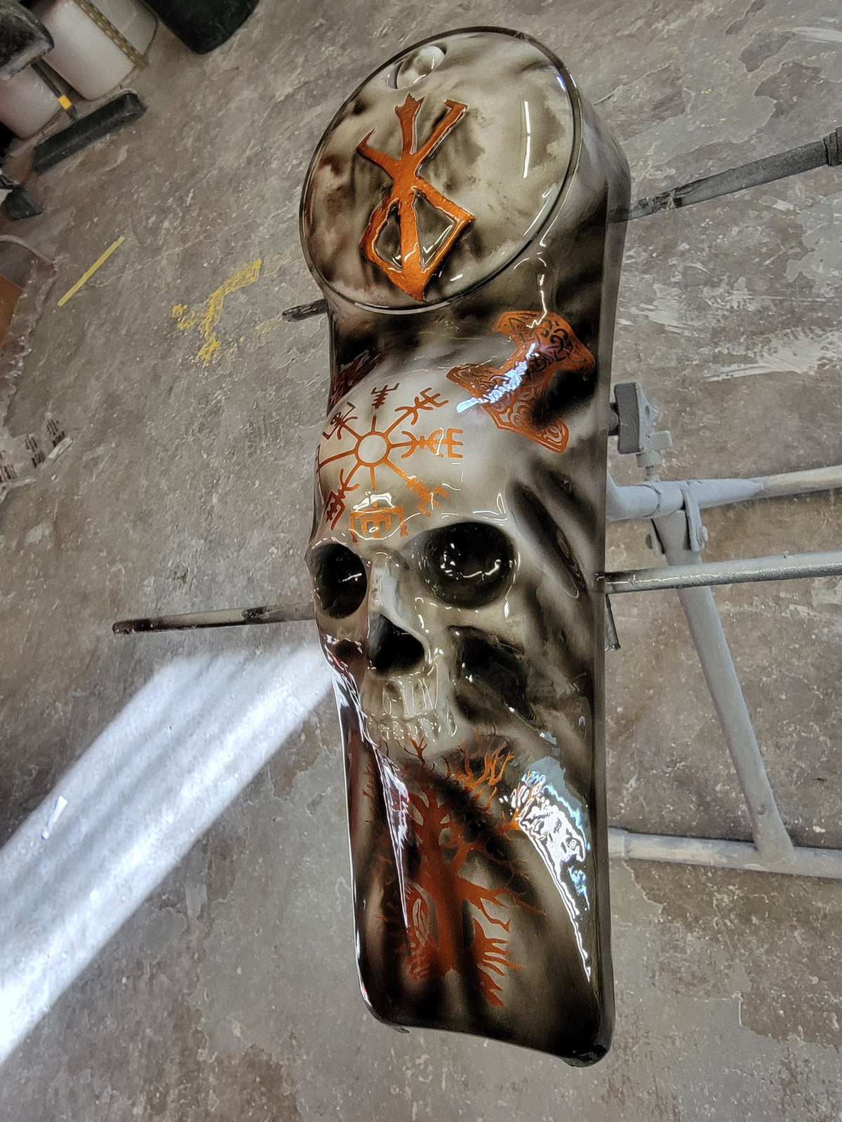 Harley Davidson 3D birth of berserker themed console