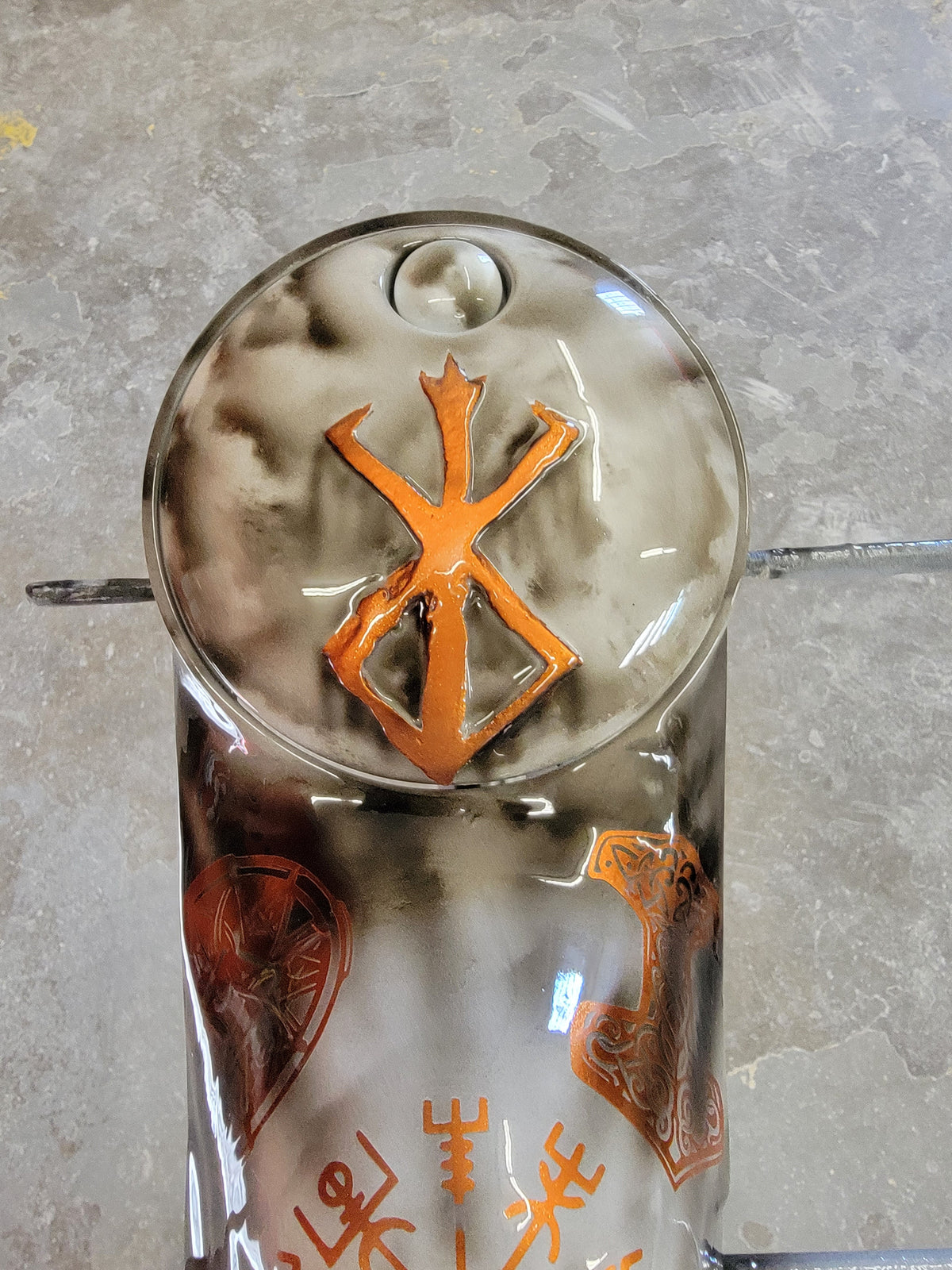 Harley Davidson 3D birth of berserker themed console