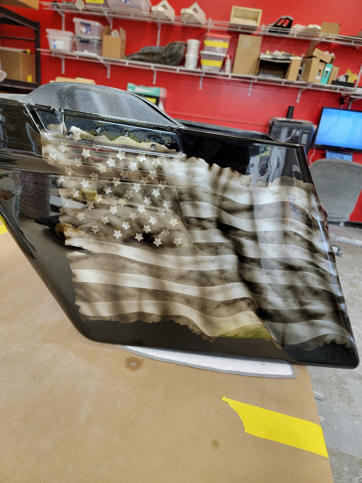 Punisher flag bags