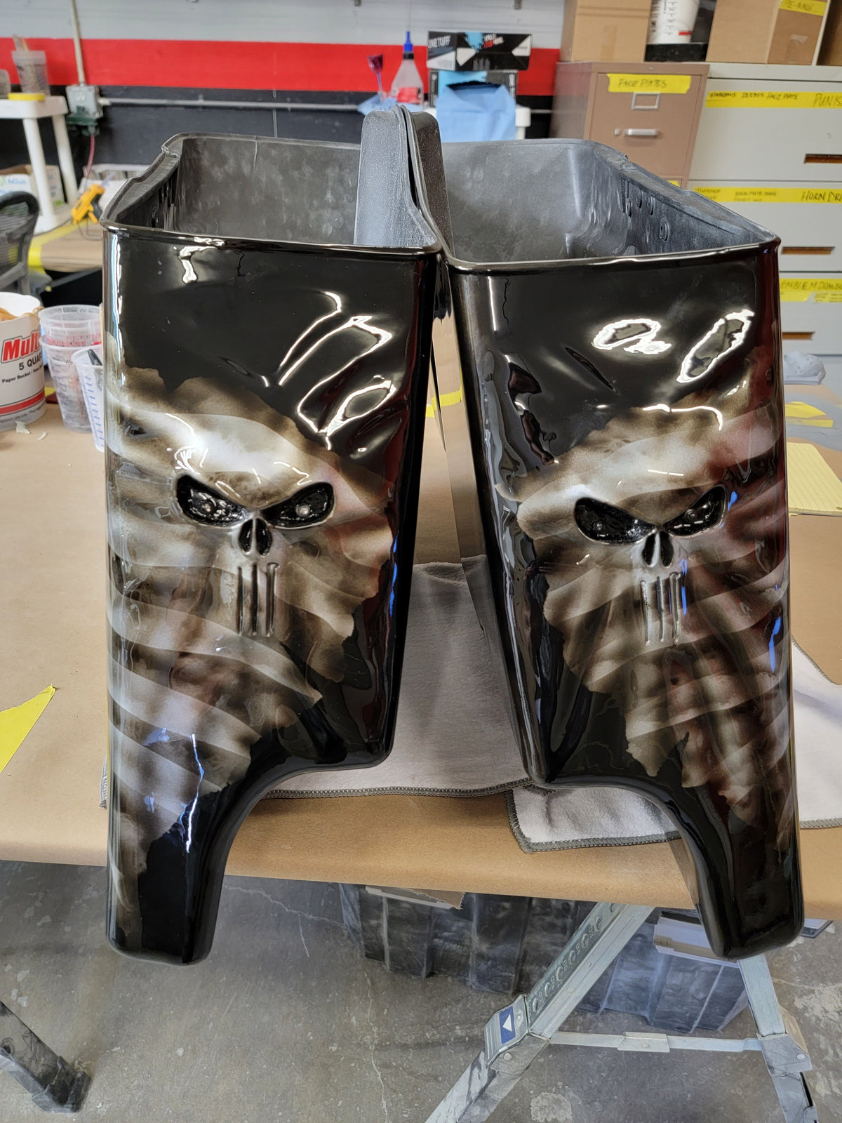 Punisher flag bags