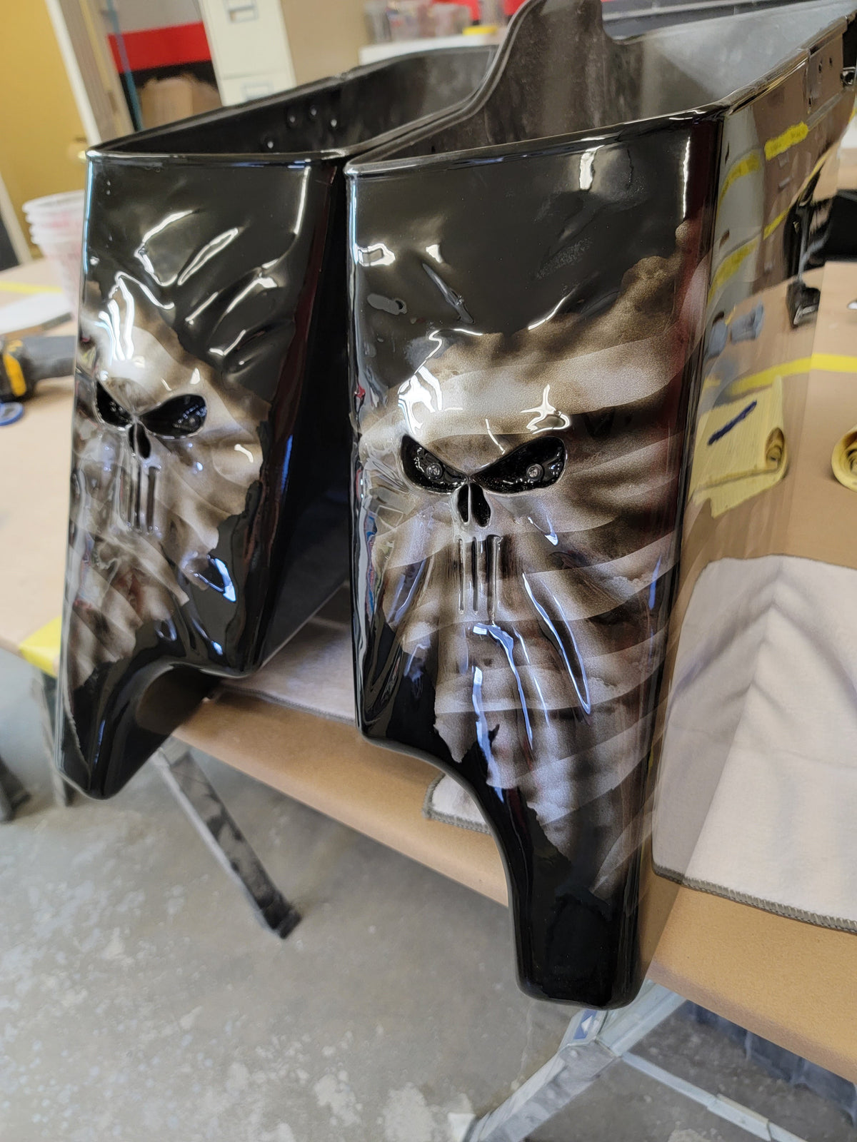 Punisher flag bags