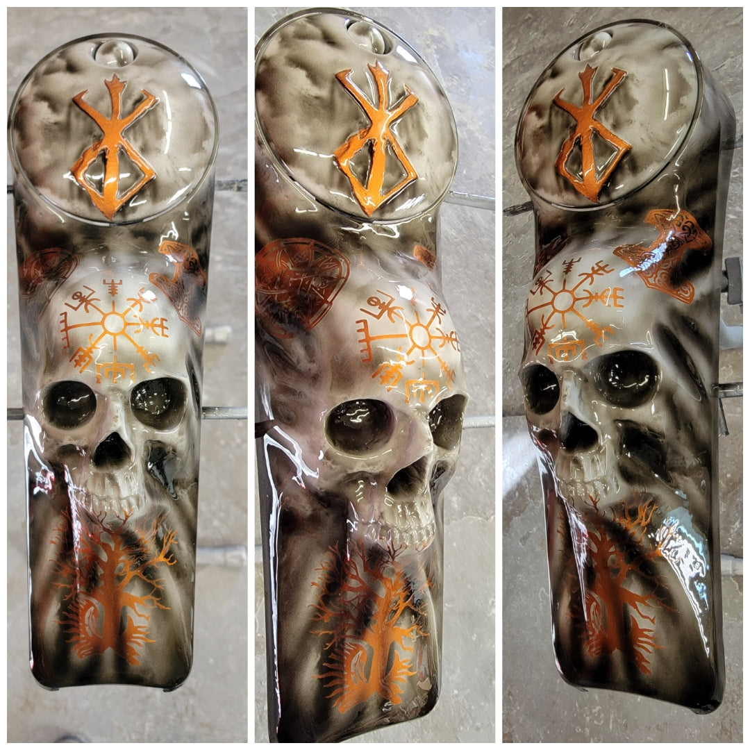 Harley Davidson 3D birth of berserker themed console