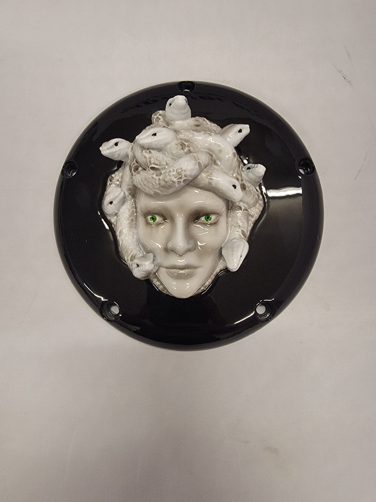 Harley Davidson Derby cover with Medusa