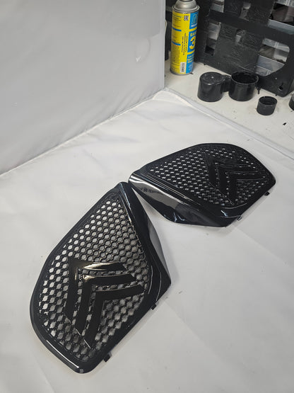 98 to 2024+ Road Glide 3D Sergeant stripes speakers grill covers set