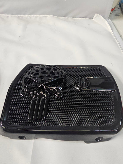 18 to 26+ Indian Chieftain webbed punisher inner speaker grills set