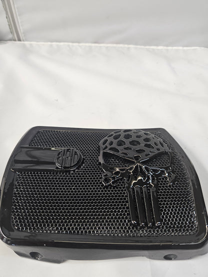 18 to 26+ Indian Chieftain webbed punisher inner speaker grills set