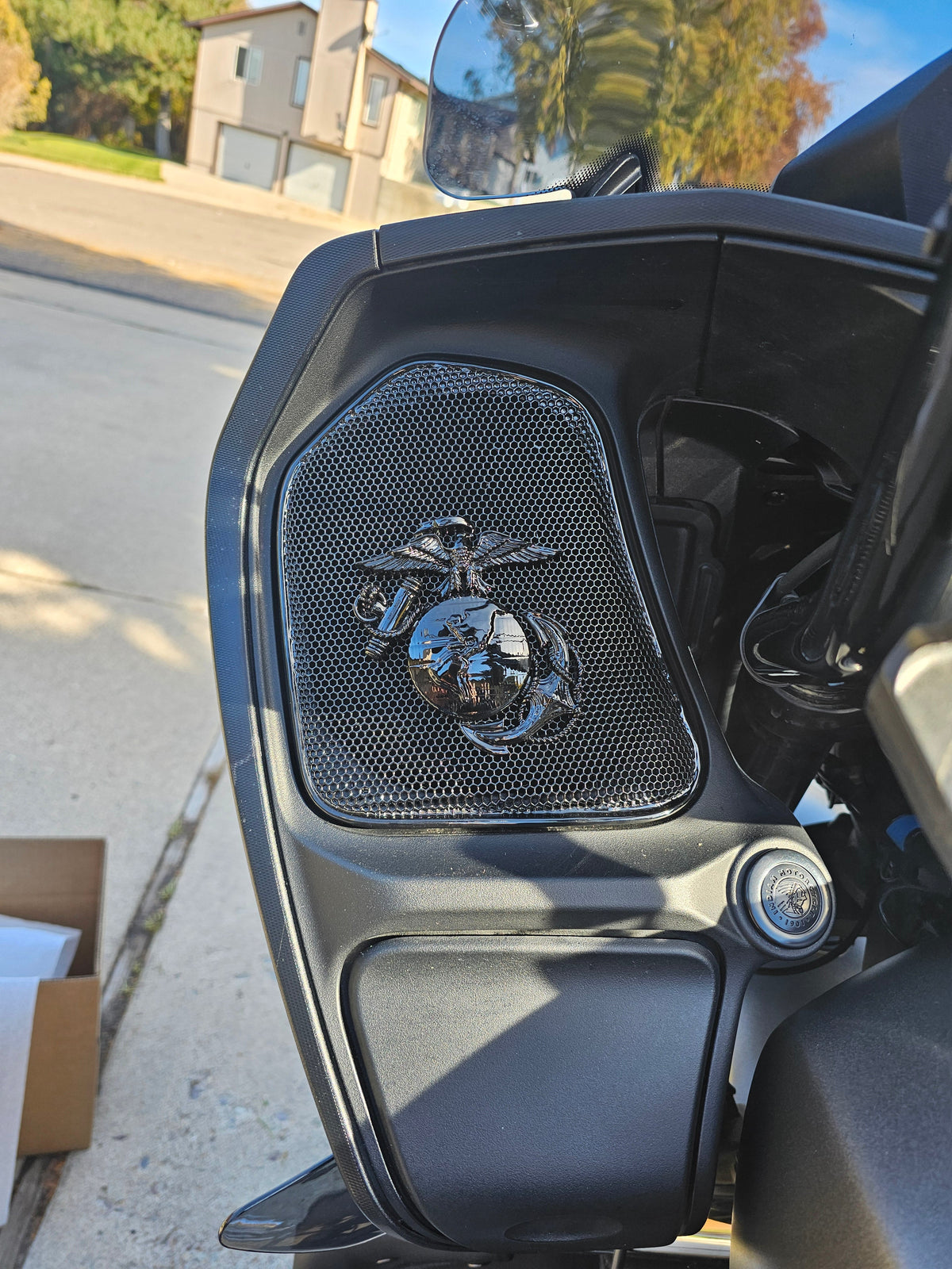 19 to 25+ Indian Challenger Challenger USMC themed inner speaker grills set