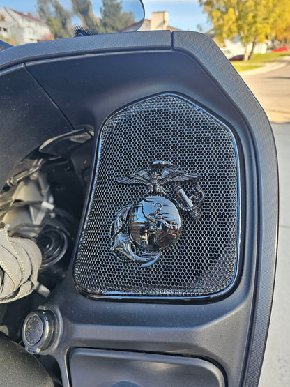 19 to 25+ Indian Challenger Challenger USMC themed inner speaker grills set