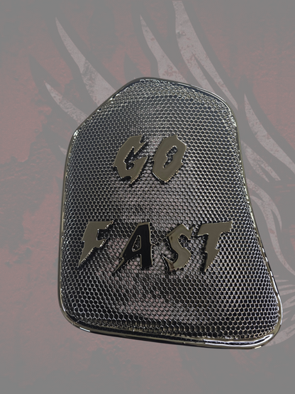 19 to 25+ Indian Challenger Go Fast Dont Die themed inner speaker grills set