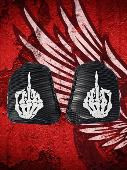 19 to 25+ Indian Challenger middle finger themed inner speaker grills set