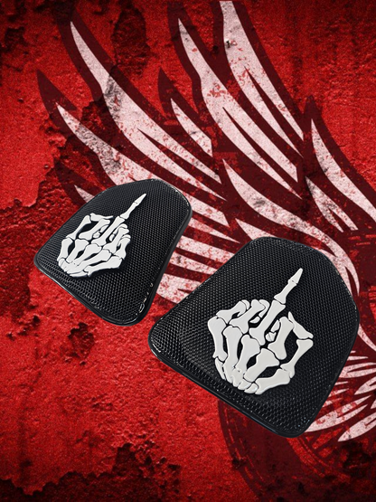 19 to 25+ Indian Challenger middle finger themed inner speaker grills set