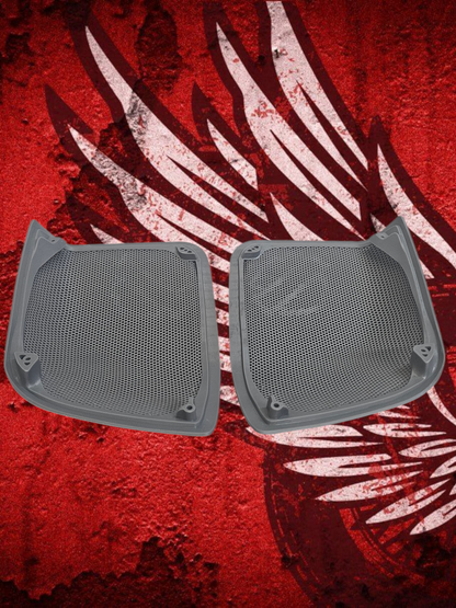14-23 (Rockford) Harley Davidson bag lid Speaker Grill Cover USMC