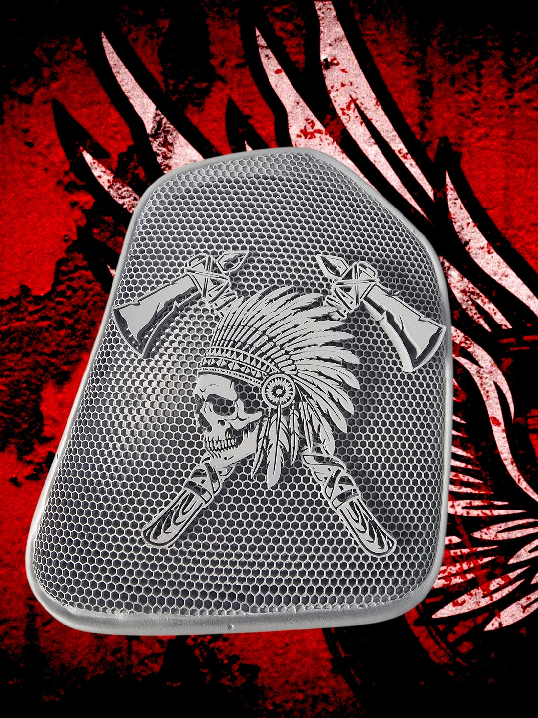 19 to 25+ Indian Challenger warrior themed inner speaker grills set