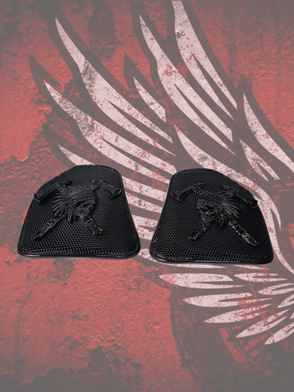 19 to 25+ Indian Challenger warrior themed inner speaker grills set