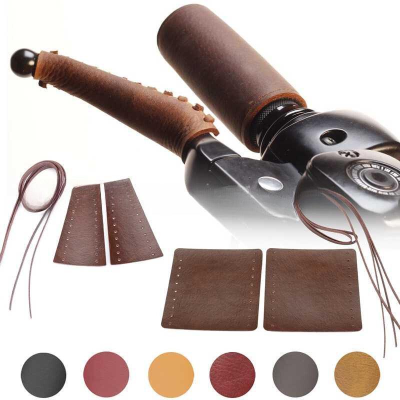 Vintage Motorcycle Handlebar Leather Cover