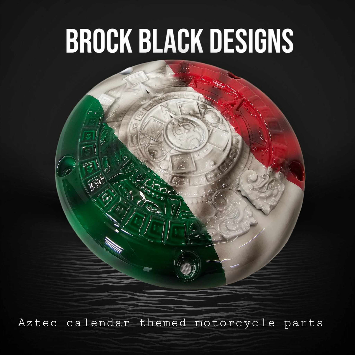 3D Aztec themed derby cover