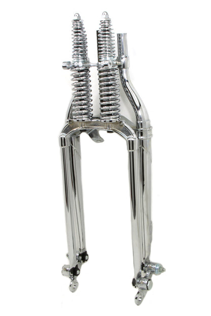 18" Inline Spring Fork Assembly Chrome Harley Custom Chopper