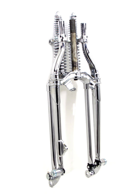 18" Inline Spring Fork Assembly Chrome Harley Custom Chopper
