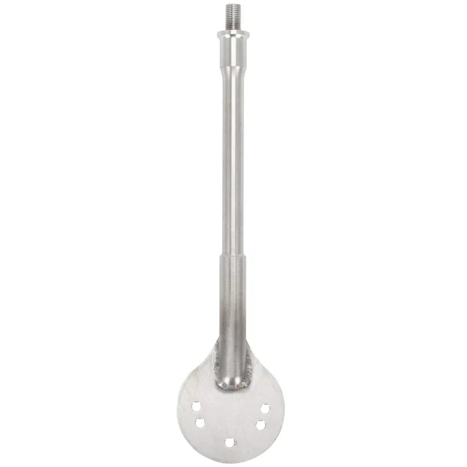 Ratchet Top Jockey Shifter stainless steel 9-inch brushed and polished finishes with 3/8"-24 threaded end