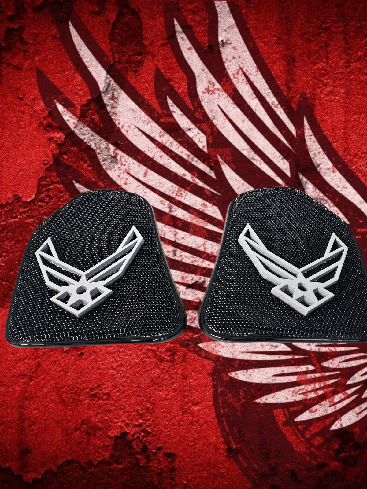 19 to 25+ Indian Challenger Air Force themed inner speaker grills set