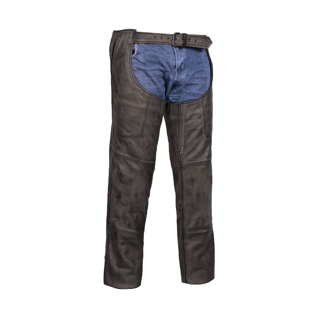 Unisex Insulated Motorcycle Chaps 4 Pockets Stretch Thigh