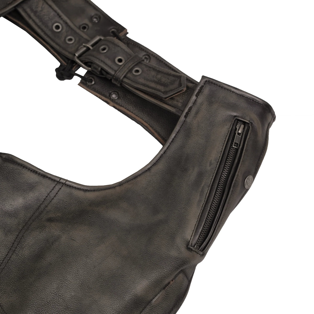 Unisex Insulated Motorcycle Chaps 4 Pockets Stretch Thigh