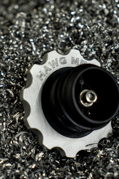 Swirl 12 Point Vented Aluminum Gas Cap Screw-In for Harley-Davidson