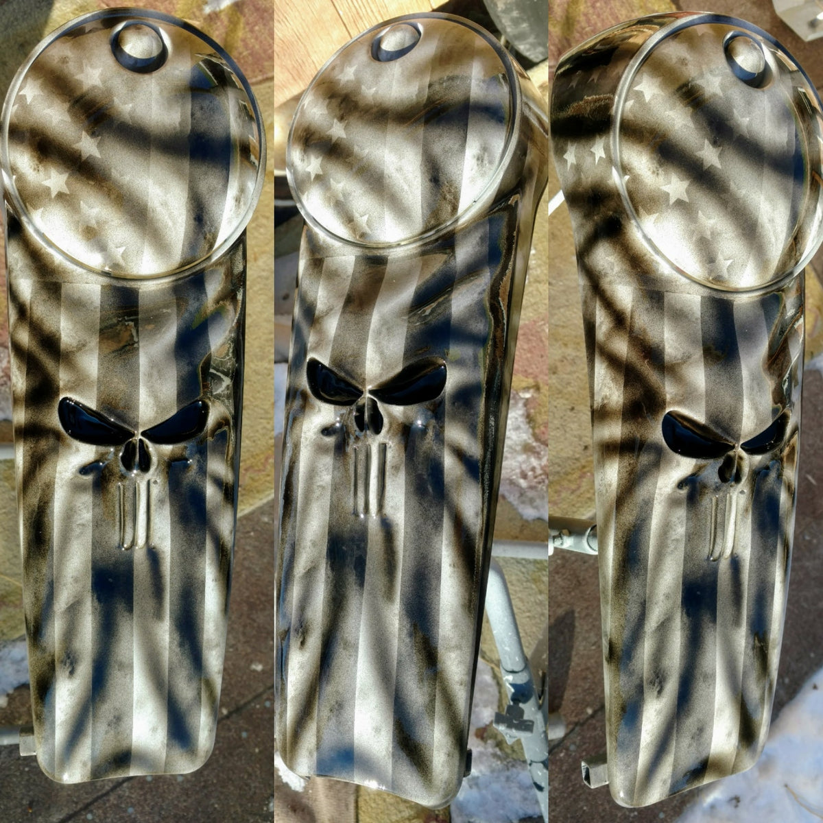American flag Punisher console