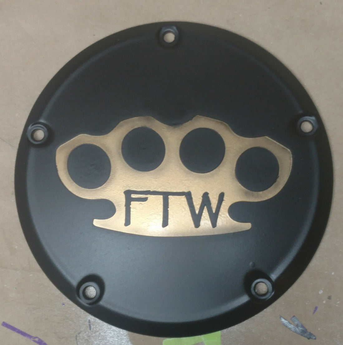 Harley Brass knuckles FTW Derby cover