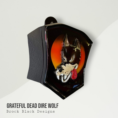 3D Grateful Dead dire wolf horn cover