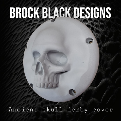 3D Ancient Skull derby cover