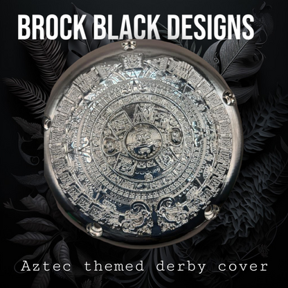 3D Aztec themed derby cover