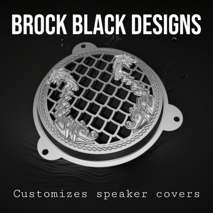 97-25+ Harley Touring Nordic boat speakers grill covers set