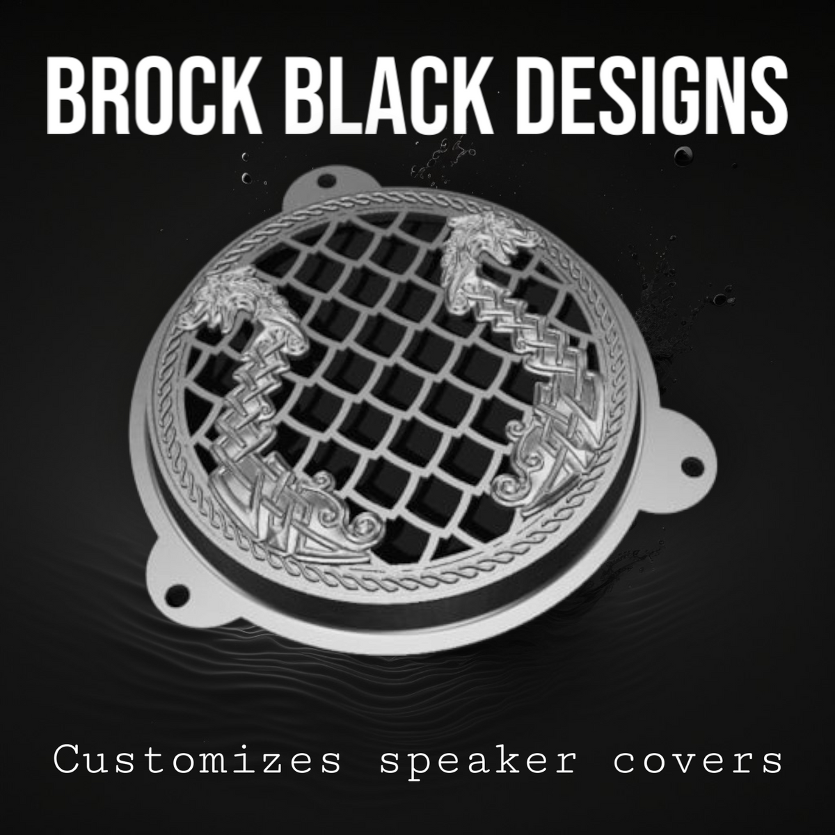 97-25+ Harley Touring Nordic boat speakers grill covers set