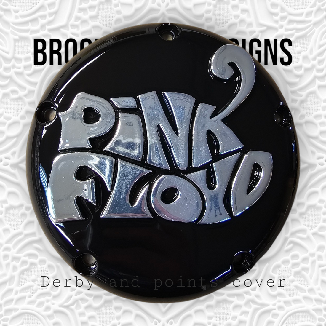 3D Pink Floyd derby cover and points cover